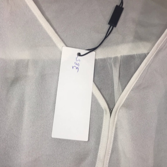 NWT Elle Sasson 100% Silk Blouse - Picture 4 of 8